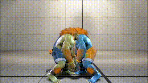 [Lightning Beast] M Aerial Rolling Attack